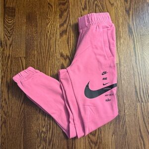 Women’s size xs neon pink Nike joggers